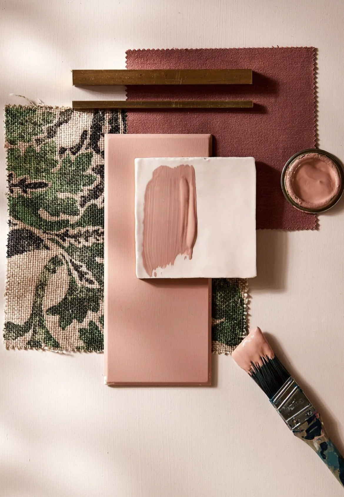Interior design mood board